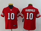 Youth Nike 49ers 40 Jimmy Garoppolo Red 2018 Vapor Untouchable Limited Jersey,baseball caps,new era cap wholesale,wholesale hats